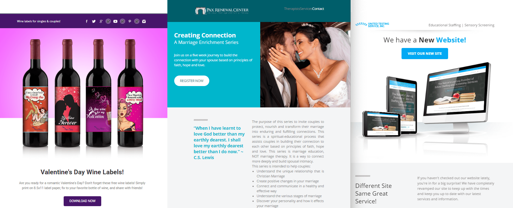 email-examples Email Blast Examples