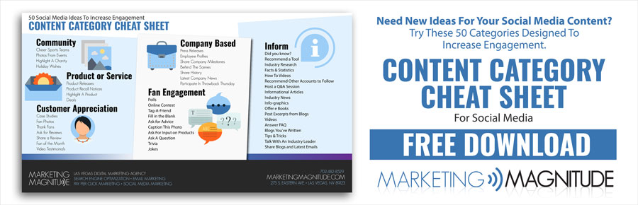 Free Download for Social media Content Category Cheat Sheets