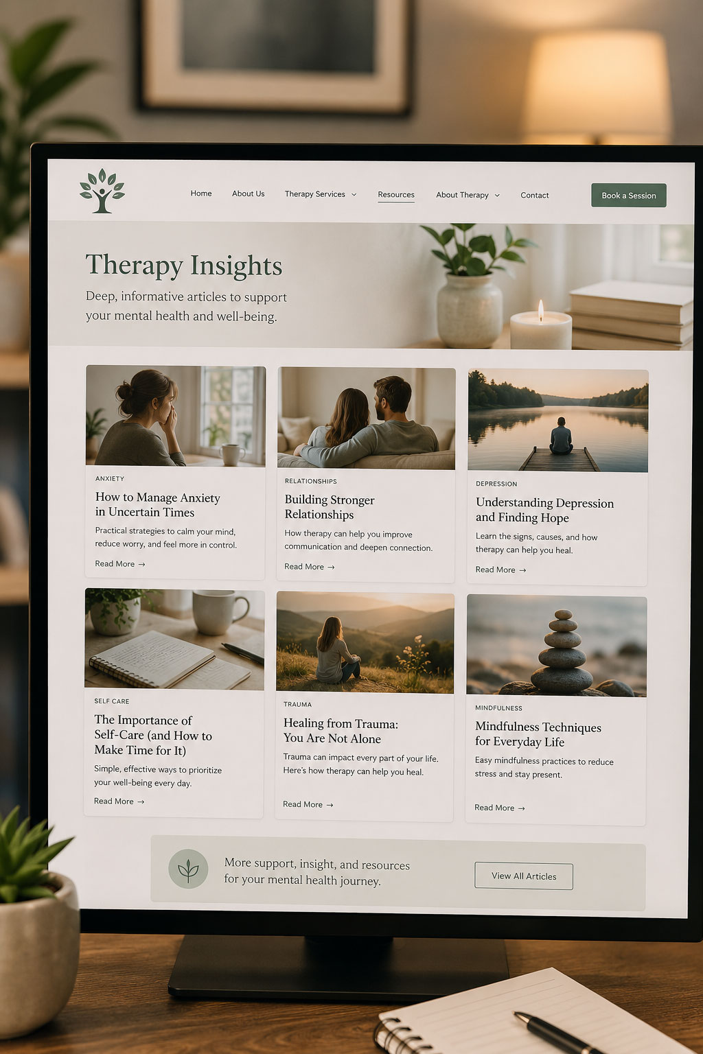 therapists wellness blogs in content marketing